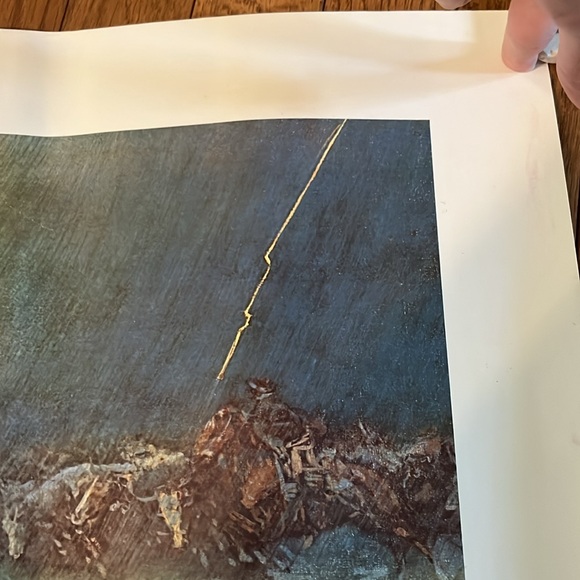 Vintage “Stampeded By Lightning” Frederic Remington Print - Picture 9 of 15